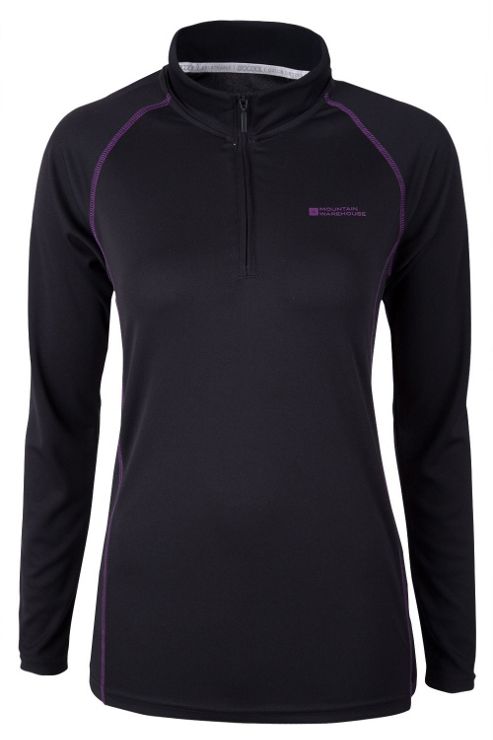 Image of Hike Womens Long Sleeved Top - Charcoal