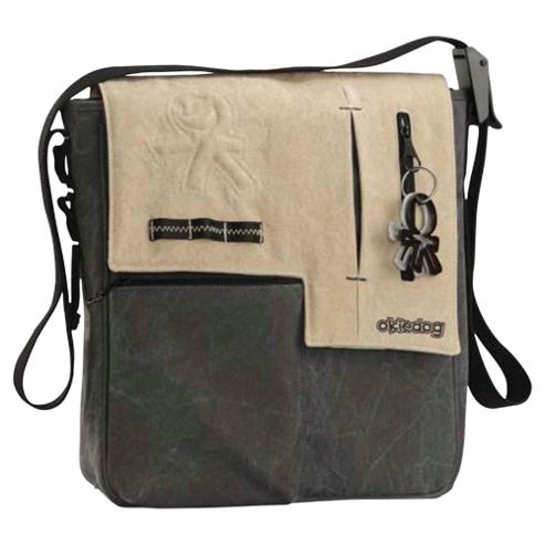 Image of Okiedog Yukon Paige Changing Bag, Black/beige