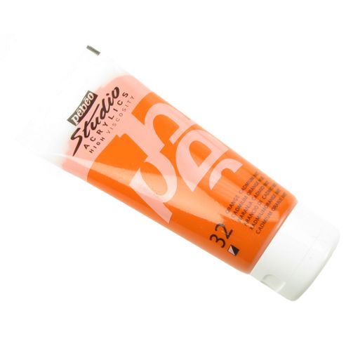 Image of Pebeo Studio Acrylic 100ml - Cadmium Orange Imit