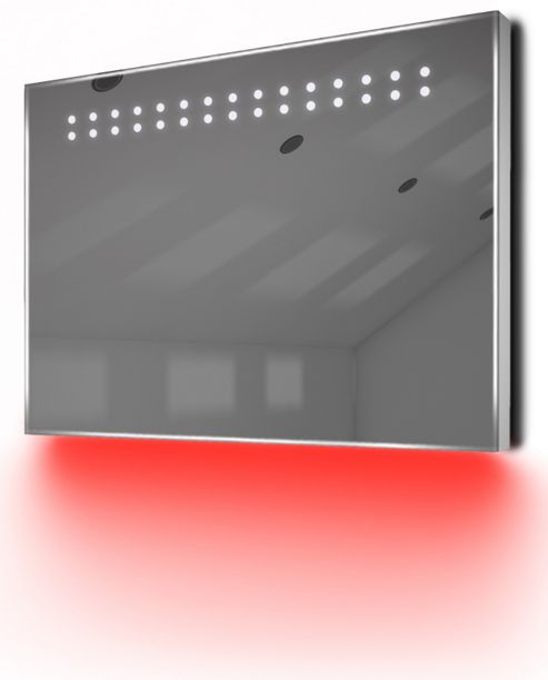 Image of Ambient Ultra-slim Led Bathroom Mirror With Demister Pad & Sensor K12r