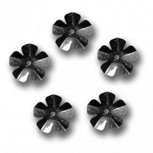Image of Flower Seq 15mm Black 2g