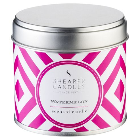 Image of Shearer Watermelon Filled Tin Candle