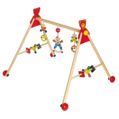 Image of Heimess 739474 Wooden Baby Gym (bear)