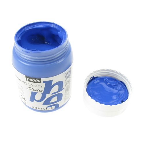 Image of Pebeo Studio Acrylic 500ml - Cobalt Blue Imit