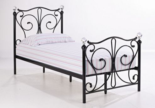 Image of All Home Florence Single Bed Frame - Black
