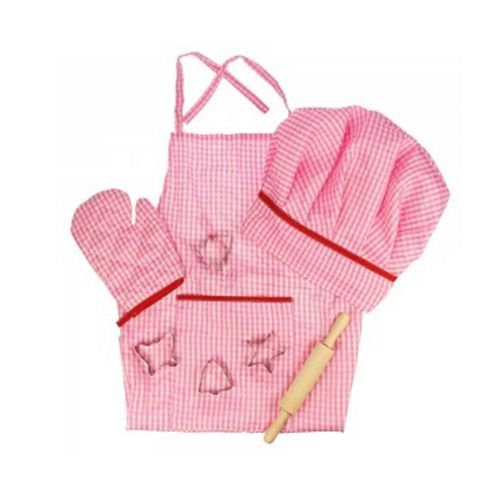 Image of Bigjigs Toys Bj609 Pink Chef's Set