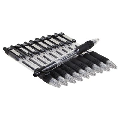 image 1 of Zebra Grip Ballpoint Pens Black 10 Pack