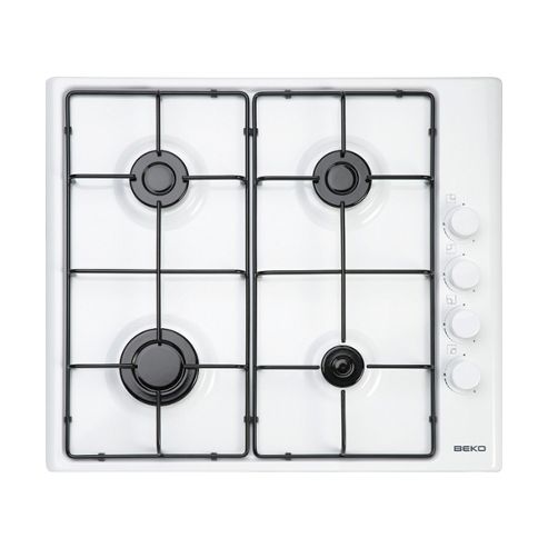 Image of Beko Hizg64120sw, 580mm, White, Gas Hob