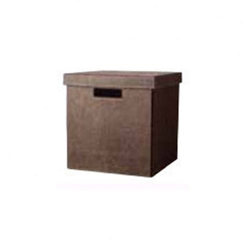 Image of Cinas A/s Home And Bath Lid Storage Chest - Dark Grey