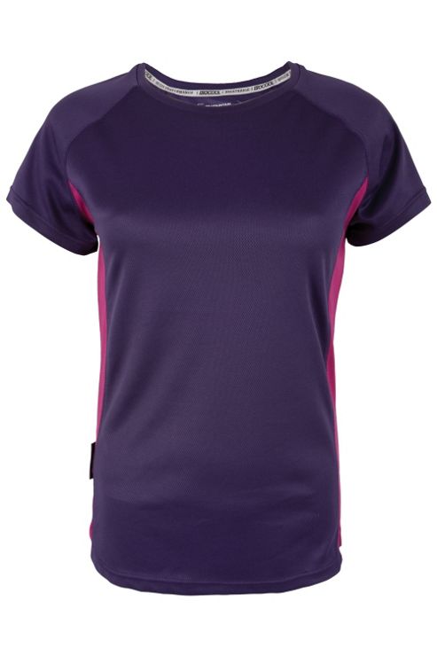 Image of Endurance Womens Short Sleeve Technical T-shirt - Purple