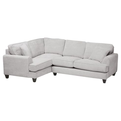Image of Hampton Fabric Left Hand Facing Corner Sofa, Light Grey