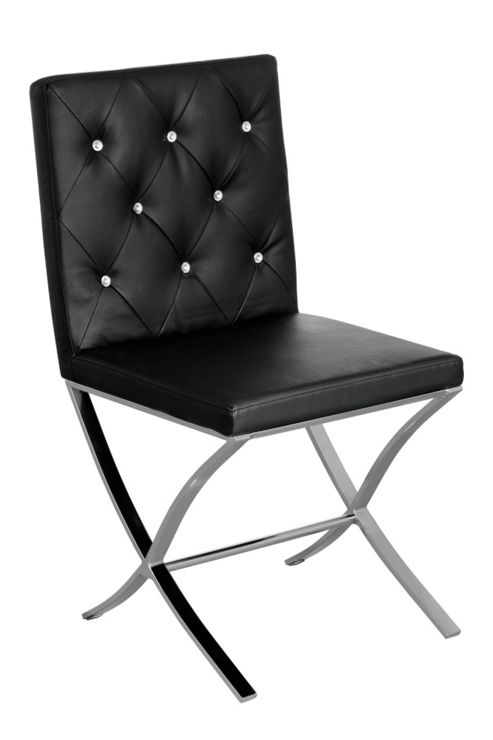 Image of Premier Housewares Dining Chair (set Of 2) - Black