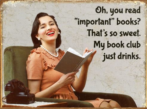 Image of Book Club Tin Sign