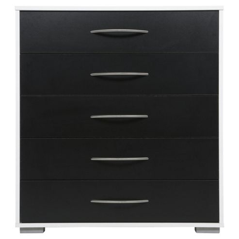 Image of Newport 5 Drawer Chest Black