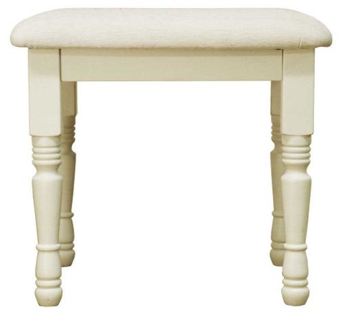 Image of Ultimum Chateau Off White Dressing Stool