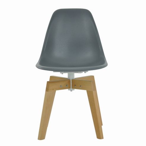 Image of Eames Flow Dining Chair Dark Grey