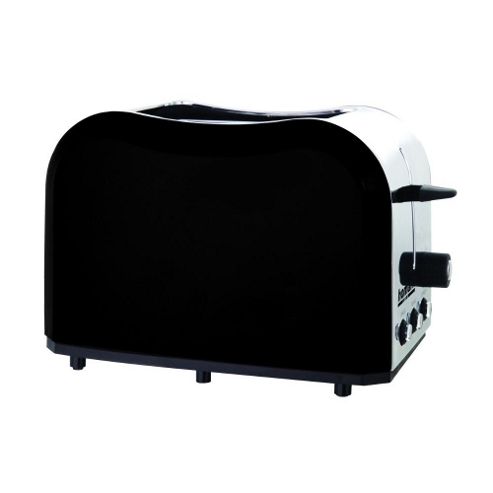 Image of Homark Hmtt100bk 2 Slice Toaster With Electronic Browning Control In Black