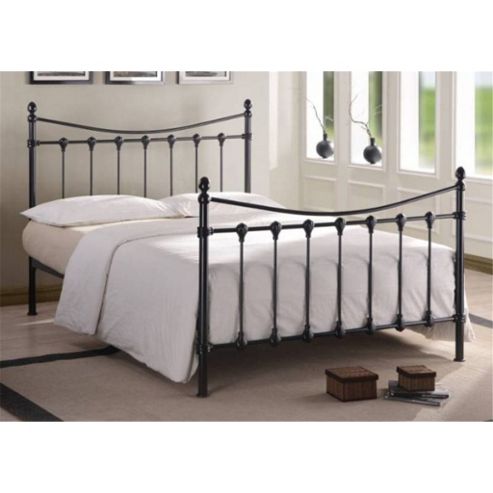 Image of Black Metal Bed Frame - Single 3ft