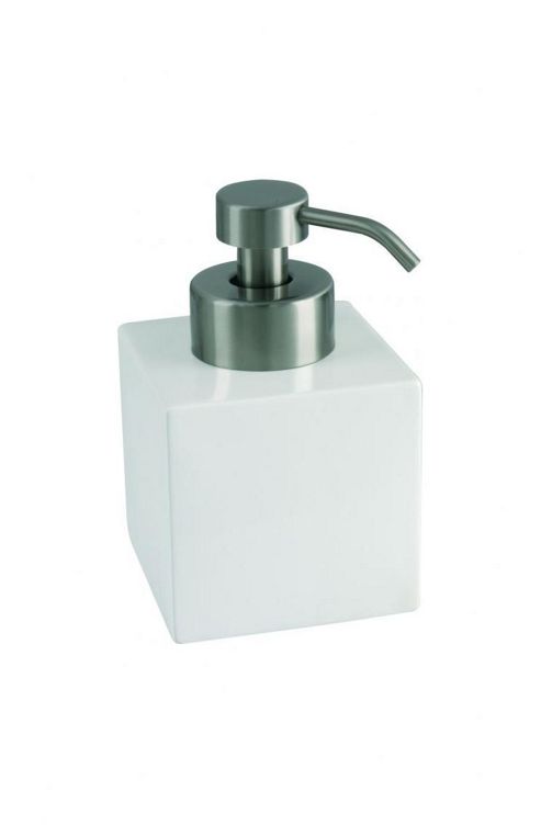 Image of Sanwood Dora Soap And Foam Dispenser In White Shiny