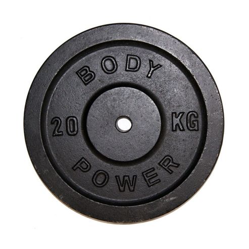 Image of Body Power Cast Iron Standard Discs 20kg (x2)