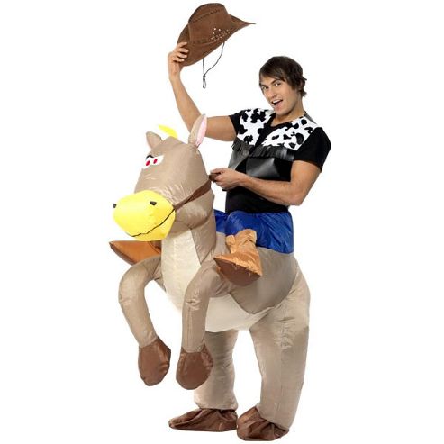 Image of Inflatable Ride 'em Cowboy - Adult Costume Size: 39-44