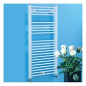 Biasi Dolomite Straight White Towel Rail 800mm High x 500mm Wide