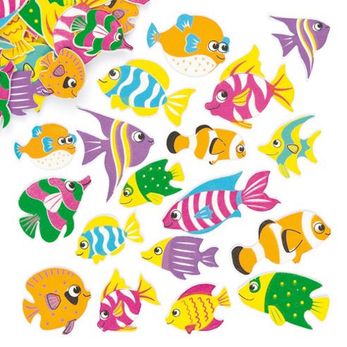 Image of Tropical Fish Foam Stickers (pack Of 100)