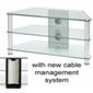 Medium Size Corner TV Stand - Silver