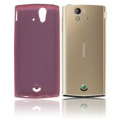 Sony Xperia Ray (ST18i) U-bop gSHELL Tough All-Body Case Smoke Pink