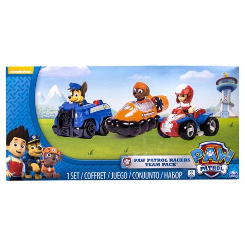 Image of Paw Patrol Racers 3 Pack Chase/zuma/ryder