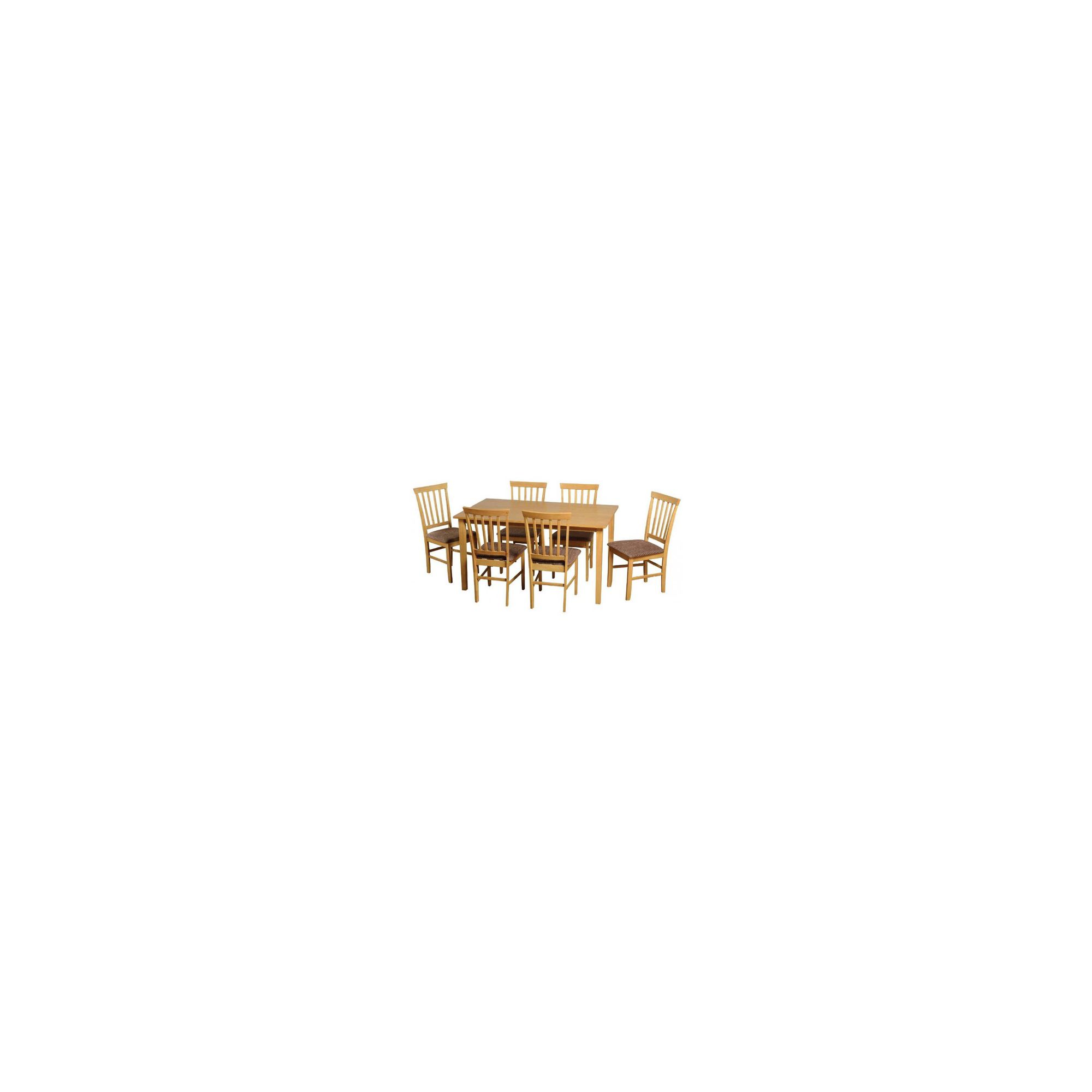 Home Essence Selina 5 Piece Dining Set - with 6 chairs at Tesco Direct