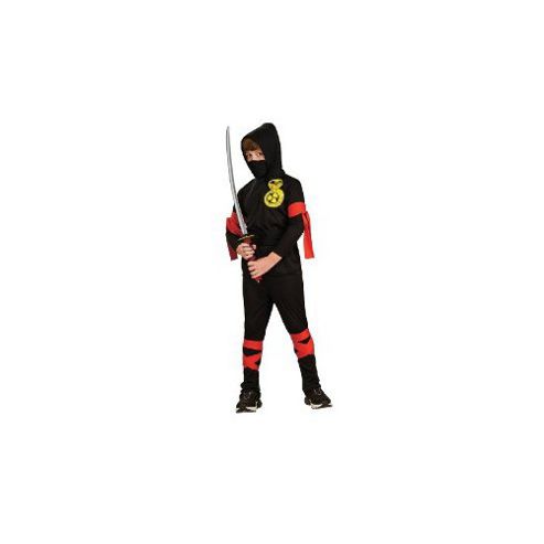 Image of Rubies Fancy Dress - Ninja Child Costume Uk Small 3-4 Years