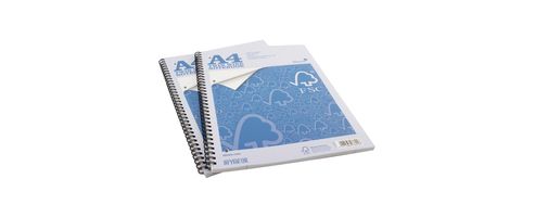 Image of Silvine A4 Twin Wire Notebook 52 Leaf Fsctw80 (fms)