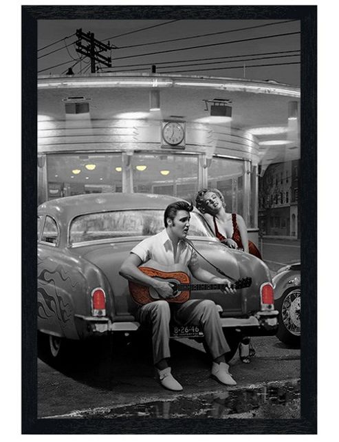 Image of Chris Consani Black Wooden Framed Legendary Crossroads Poster