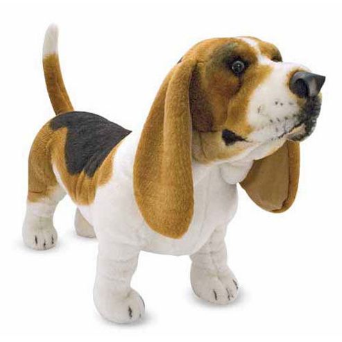 Image of Melissa And Doug Basset Hound Plush
