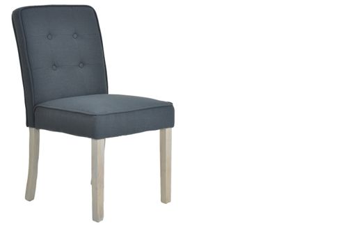 Image of Hamer Dining Chair Light Grey Fabric