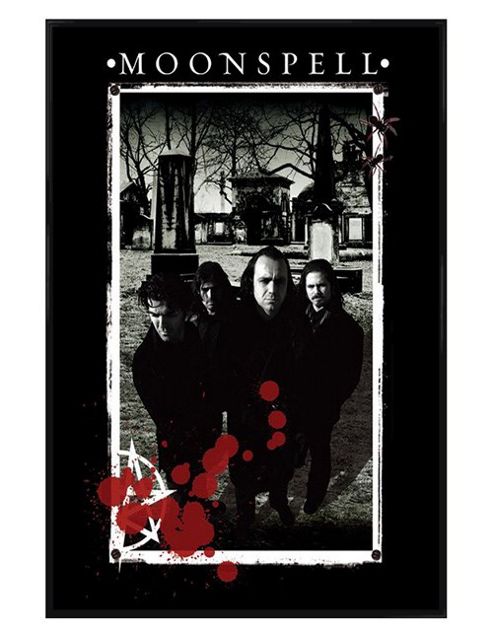 Image of Gloss Black Framed Moonspell Poster