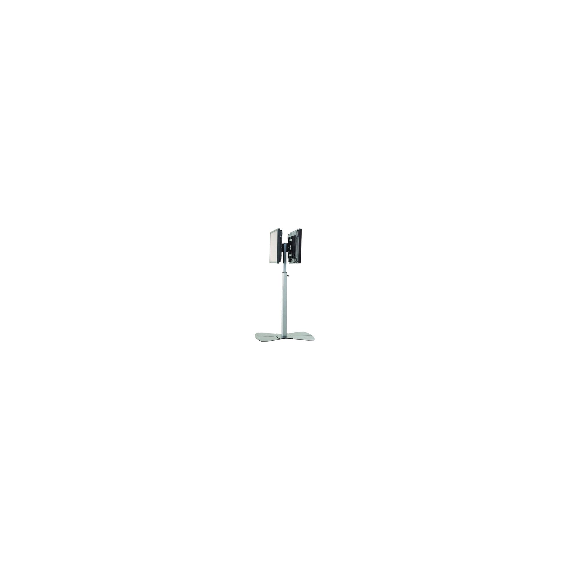 Chief Dual Flat Panel 55'' TV Stand - Silver at Tesco Direct