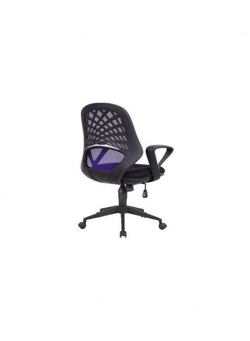 Image of Home & Haus Lattice Mid-back Mesh Executive Chair - Blue