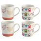 Tesco Tweet Set of 4 Fine China Mugs