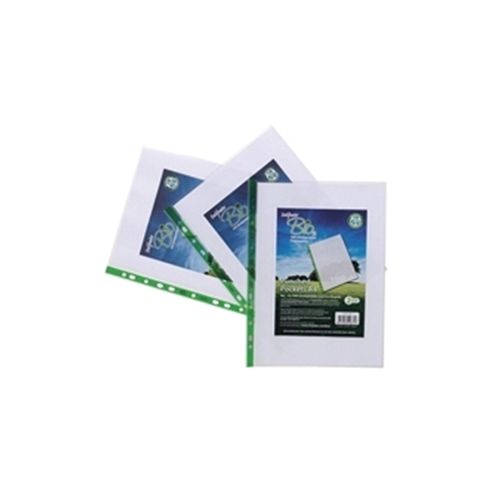 Image of Snopake Bio Punched Pocket A4 Clear Pack Of 25 15439