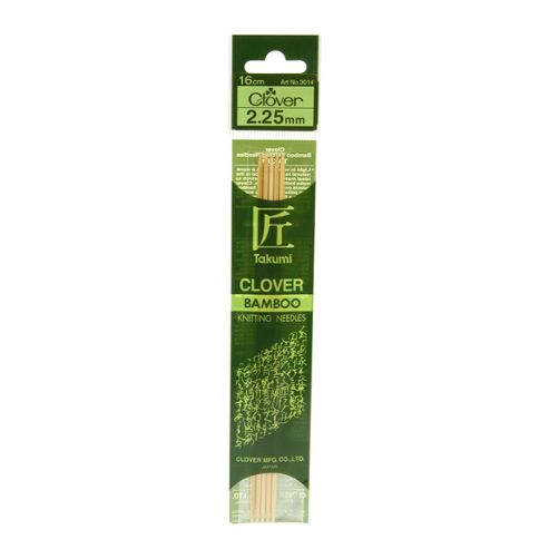 Image of Clover Takumi Bamboo Knitting Needles - 2.25mm - 5pk