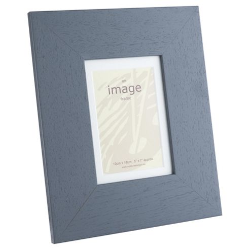 Image of Tesco Grey Wooden Photo Frame 5 X 7"