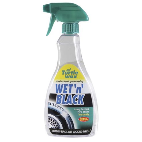 Image of Turtle Wax Wet 'n' Black Tyre Shine 500ml