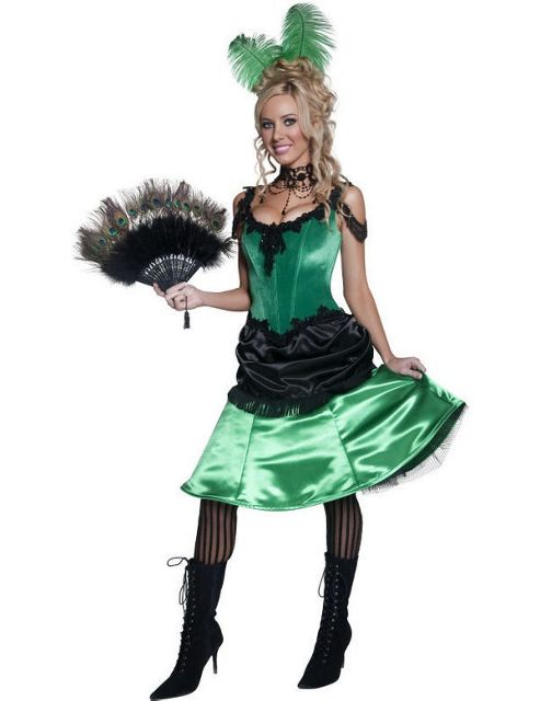 Image of Western Saloon Girl Costume Large