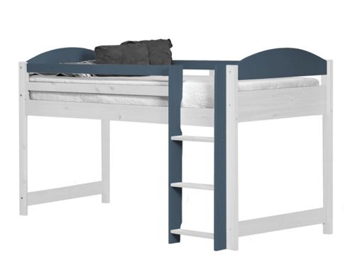 Image of Maximus Mid Sleeper White With Blue Details