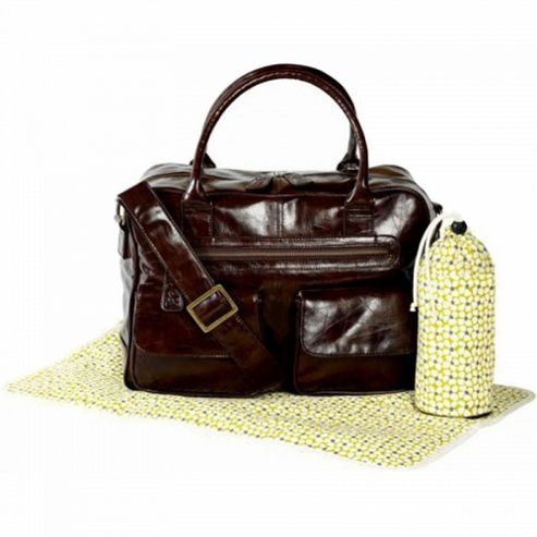 Image of Koto Leatherette Changing Bag (brown)