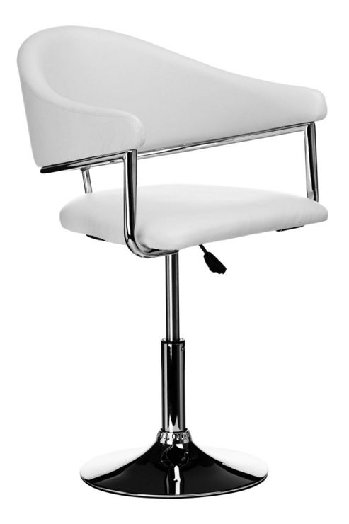 Image of Premier Housewares Rush Bar Chair (set Of 2) - White