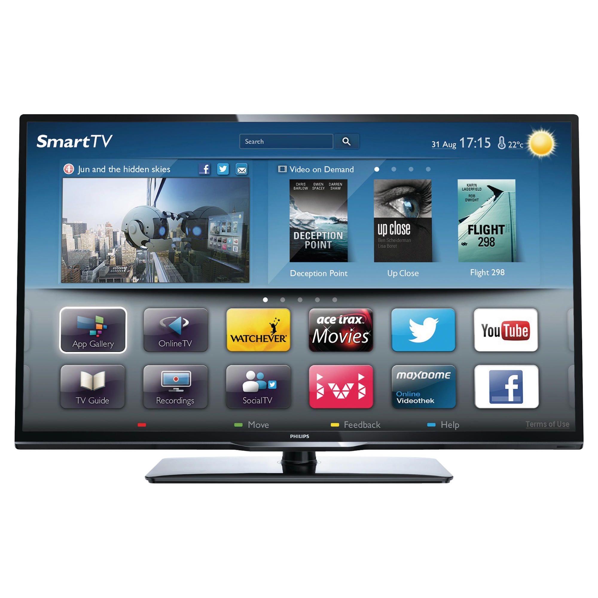 Philips 46PFL3208 46 Inch Full HD 1080p LED Smart TV with Freeview HD