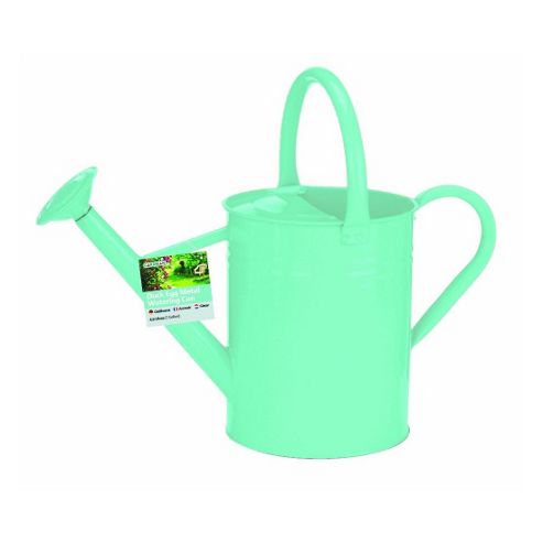 Image of Gardman Metal Watering Can 1 Gallon Duck Egg Blue